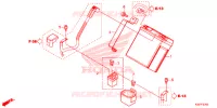 BATTERIE pour Honda CB 300 POLICE ABS 4DK de 2015
