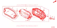 COMPTEUR pour Honda CB 300 POLICE ABS 4DK de 2015