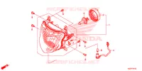 PHARE pour Honda CB 300 POLICE ABS 4DK de 2015