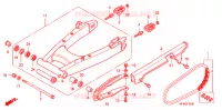 BRAS OSCILLANT pour Honda CB 400 SUPER FOUR de 2010