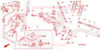 GUIDON   TE DE FOURCHE pour Honda CB 400 SUPER FOUR de 2010