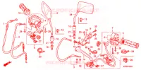 LEVIER DE GUIDON   CABLE   COMMODO pour Honda CB 400 SUPER FOUR de 2010
