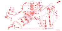 MAITRE CYLINDRE DE FREIN ARRIERE pour Honda CB 400 SUPER FOUR ABS de 2014