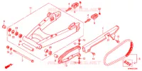 BRAS OSCILLANT pour Honda CB 400 SUPER FOUR ABS VTEC REVO de 2016