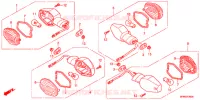 CLIGNOTANT pour Honda CB 400 SUPER FOUR ABS VTEC REVO de 2016