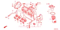 FILTRE A AIR pour Honda CB 400 SUPER FOUR de 2011