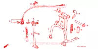 BEQUILLE pour Honda CB 400 F CB1 de 1989