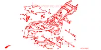 CADRE pour Honda CB 400 F CB1 de 1989