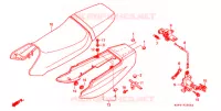 SELLE pour Honda CB 400 F CB1 de 1989