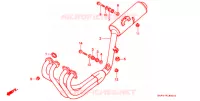 SILENCIEUX D'ECHAPPEMENT pour Honda CB 400 F CB1 de 1989