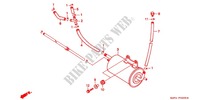 SYSTÈME DE RECYCLAGE DES GAZ (AC) pour Honda CB 400 F CB1 de 1990