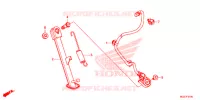 BEQUILLE pour Honda CB 400 X de 2014