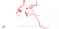 BEQUILLE pour Honda VT 1100 SHADOW SPIRIT de 1999
