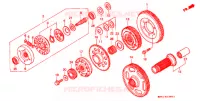 TRANSMISSION PRIMAIRE pour Honda GL 1500 GOLD WING de 1988
