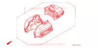 VALISES   TOP CASE (ENS.) pour Honda GL 1500 GOLD WING INTERSTATE de 1991