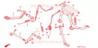 PEDALE pour Honda GL 1500 GOLD WING INTERSTATE de 1996