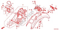 GARDE BOUE ARRIERE pour Honda CB 1100 EX ABS, E Package de 2014