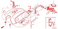 RESERVOIR A CARBURANT   POMPE A ESSENCE pour Honda CB 1100 EX ABS, E Package de 2014
