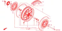 ROUE AVANT pour Honda CB 1300 SUPER FOUR ABS EP de 2017