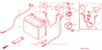 BATTERIE pour Honda CBR 1100 SUPER BLACKBIRD de 2001