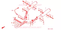 SILENCIEUX D'ECHAPPEMENT pour Honda CBR 1100 SUPER BLACKBIRD de 2001