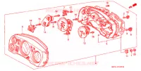 COMPTEUR ('97 '00) pour Honda CBR 1100 SUPER BLACKBIRD de 1997