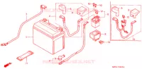 BATTERIE pour Honda CBR 1100 SUPER BLACKBIRD de 1999