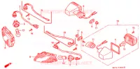 CLIGNOTANT pour Honda CBR 1100 SUPER BLACKBIRD de 1999