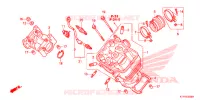 CULASSE pour Honda CBR 125 de 2007