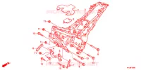 CADRE pour Honda CBR 250 R ABS BLACK de 2012