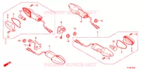 CLIGNOTANT pour Honda CBR 250 R ABS BLACK de 2012