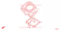 CYLINDRE pour Honda CBR 250 R ABS BLACK de 2012