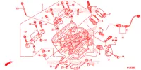 CULASSE pour Honda CBR 250 R ABS RED de 2012