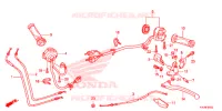 LEVIER DE GUIDON   CABLE   COMMODO pour Honda CBR 250 R ABS RED de 2012