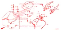 SELLE pour Honda CBR 250 R ABS RED de 2012
