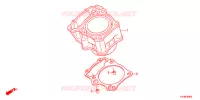 CYLINDRE pour Honda CBR 250 R ABS TRICOLOR de 2013