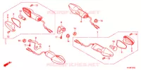 CLIGNOTANT pour Honda CBR 250 R ABS REPSOL de 2014