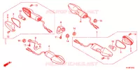 CLIGNOTANT pour Honda CBR 250 R ABS BLACK de 2014