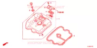 COUVRE CULASSE pour Honda CBR 250 R ABS BLUE de 2013