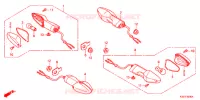 CLIGNOTANT pour Honda CBR 250 R ABS WHITE de 2016