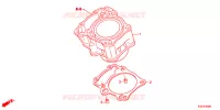 CYLINDRE pour Honda CBR 250 R ABS WHITE de 2016
