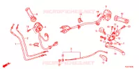 LEVIER DE GUIDON   CABLE   COMMODO pour Honda CBR 250 R ABS de 2017
