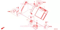 BATTERIE pour Honda CBR 250 R ABS RED de 2017