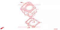 CYLINDRE pour Honda CBR 250 R ABS BLACK de 2017