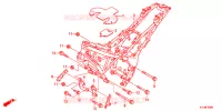 CADRE pour Honda CBR 250 R TRICOLOR de 2011