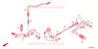 PEDALE pour Honda CBR 250 R TRICOLOR de 2011