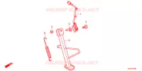 BEQUILLE pour Honda CBR 250 R de 2011