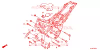 CADRE pour Honda CBR 250 R TRICOLOR de 2012