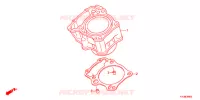 CYLINDRE pour Honda CBR 250 R WHITE de 2013
