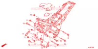 CADRE pour Honda CBR 250 R BLACK de 2013